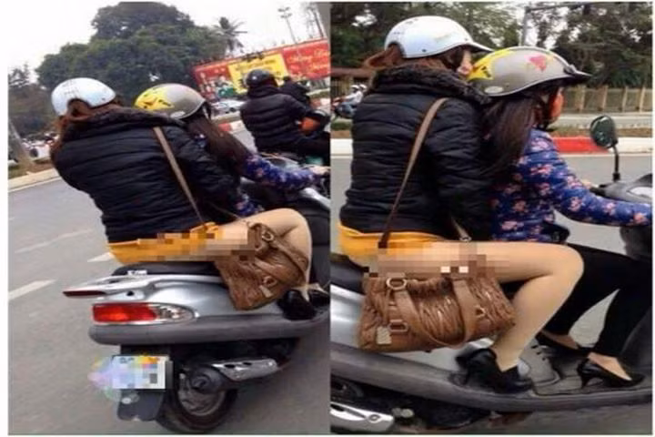 Không rõ vô tình hay cố ý để "lộ hàng", nhưng những tình huống này quả thực khiến người nhìn nhức mắt và không khỏi khó hiểu. Ảnh: Tổng hợp