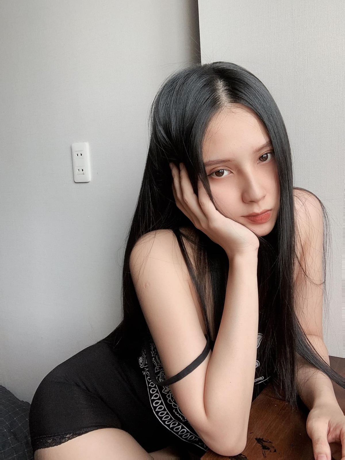 Từ khi mang thai, Thiên An đều tự chăm sóc cho mình và cho con. Ảnh: FBNV