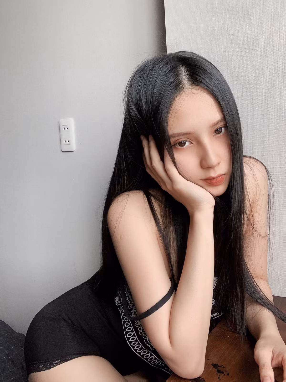 Từ khi mang thai, Thiên An đều tự chăm sóc cho mình và cho con. Ảnh: FBNV