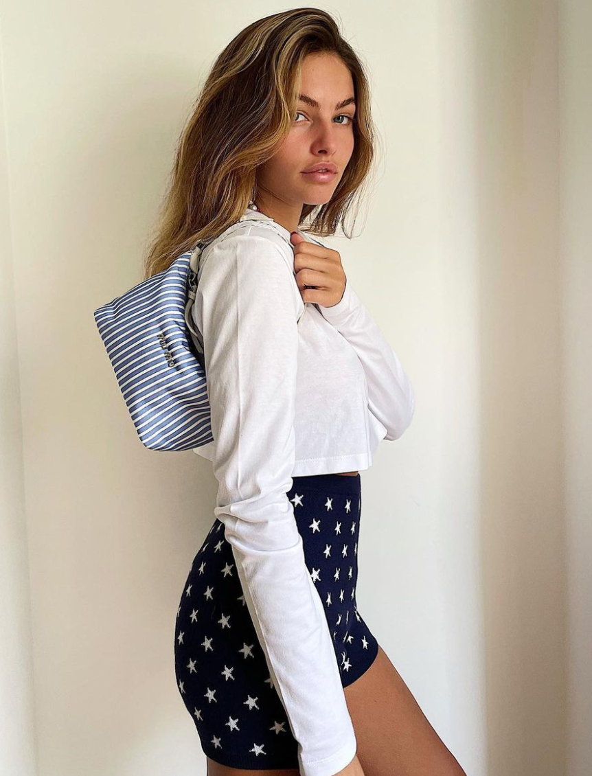 Thylane Blondeau đã có thương hiệu thời trang riêng.