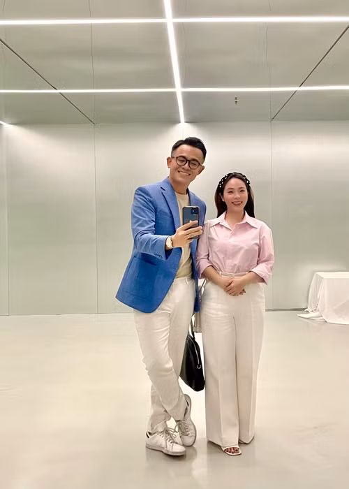 Đức Bảo cho biết, anh yêu Phương Thảo nhất ở tính cách luôn chỉn chu, cầu toàn khi làm một việc gì đó. Ảnh: FBNV.