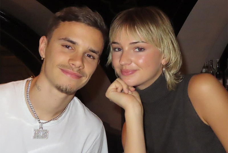 Vợ Beckham đăng ảnh Mia Regan - bạn gái Romeo tham gia bữa tiệc. Phía vợ chồng con trai Brooklyn của David Beckham lại đang ở Mỹ. Ảnh: Instagram.