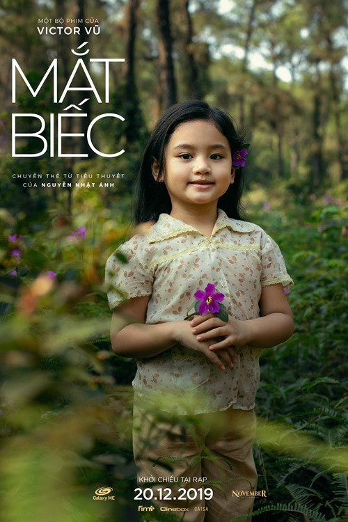 Diễn viên nhí sinh năm 2012 đóng vai Trà Long lúc vào lớp 1 trong phim điện ảnh Mắt biếc.