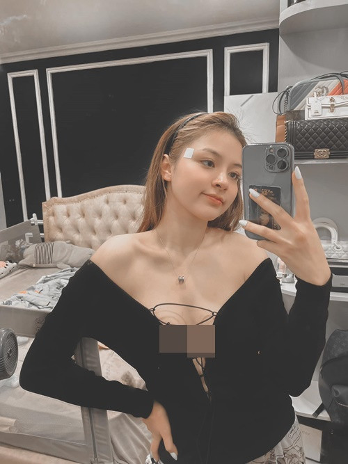 Vợ của "Nam Tào" Đỗ Duy Nam sở hữu gương mặt xinh đẹp, vóc dáng gợi cảm. Sau 2 lần sinh nở, cô vẫn trẻ trung.