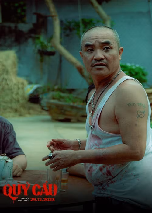 Hiện tại, Quốc Quân góp mặt trên màn ảnh rộng với vai diễn trong phim trăm tỷ Quỷ cẩu. Ảnh: FBNV.