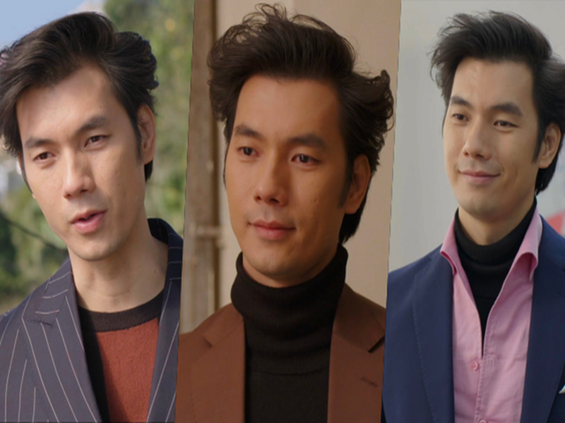 Nhan Phúc Vinh từ chối trả lời về nghi vấn được ưu ái ở VTV Awards 2023. Ảnh: VTV.