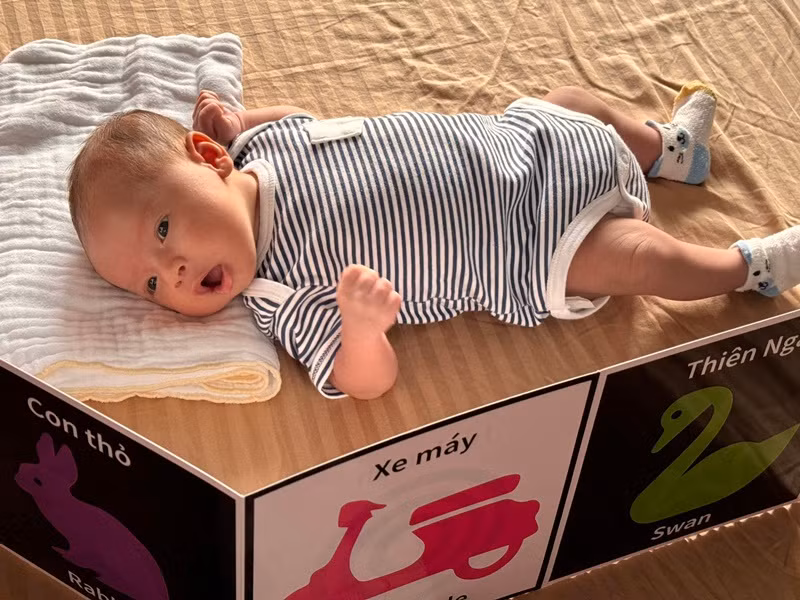 Cao Thái Sơn có con trai khi đã tự tin để làm bố. Ảnh: FBNV.