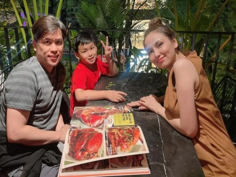 Mối quan hệ giữa Diễm Hương và Quang Huy tốt đẹp dù cả hai không còn gắn bó.