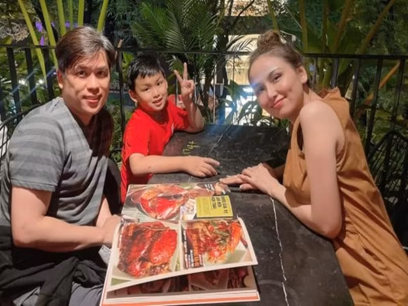 Mối quan hệ giữa Diễm Hương và Quang Huy tốt đẹp dù cả hai không còn gắn bó.