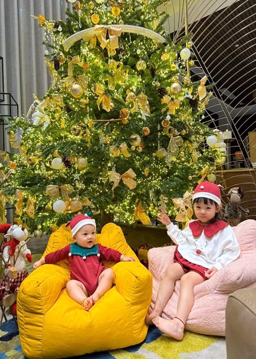 Con gái cặp đôi năm nay 4 tuổi, cậu con trai chào đời vào tháng 5/2023.