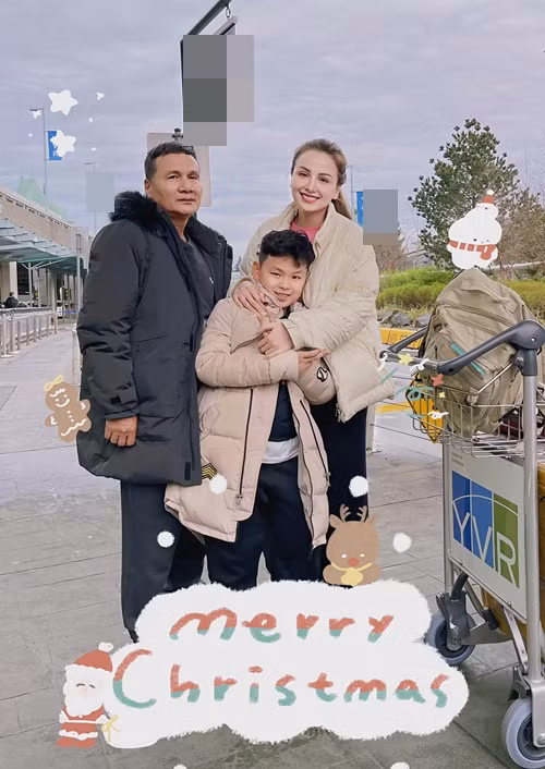 Diễm Hương chia sẻ, bố ruột lần đầu đi du lịch xa mà không có mẹ của cô.