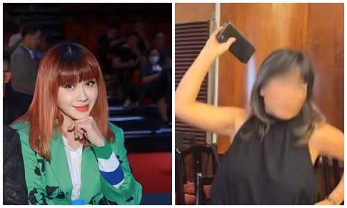 Sao Viet buc xuc vu Luu Thien Huong bi dong nghiep nem dien thoai