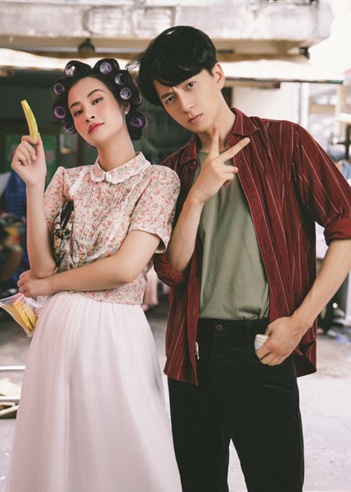 Khi mang thai 7 tháng, Đông Nhi vẫn nhận lời góp mặt trong MV mới của Ngô Kiến Huy. Ảnh: Dân Việt.