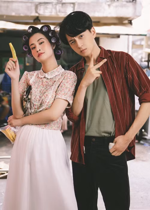 Khi mang thai 7 tháng, Đông Nhi vẫn nhận lời góp mặt trong MV mới của Ngô Kiến Huy. Ảnh: Dân Việt.