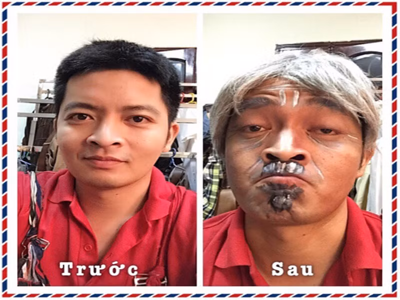 Quân Anh gây ấn tượng với vai diễn Mr Vui trong chùm hài kịch Phát điên vì tiền. Ảnh: Vietnamnet.