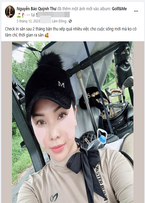 Vào tháng 12/2023, Quỳnh Thư chia sẻ việc bắt đầu một cuộc sống mới. Điều này làm dấy nghi vấn Quỳnh Thư và Nghiêm Đức không còn bên nhau. Ảnh: Phụ Nữ Mới.