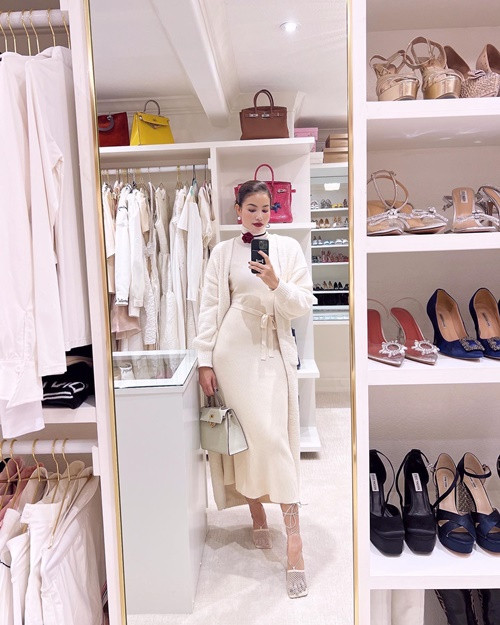 Phạm Hương tiếp tục đón Tết dương lịch ở Mỹ. Cô sang xứ cờ hoa từ năm 2018.