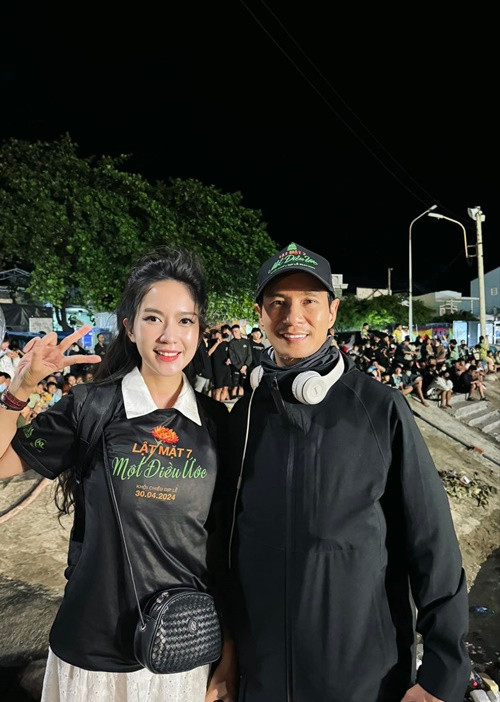 Lý Hải - Minh Hà đón năm mới trên trường quay phim Lật mặt 7: Một điều ước.