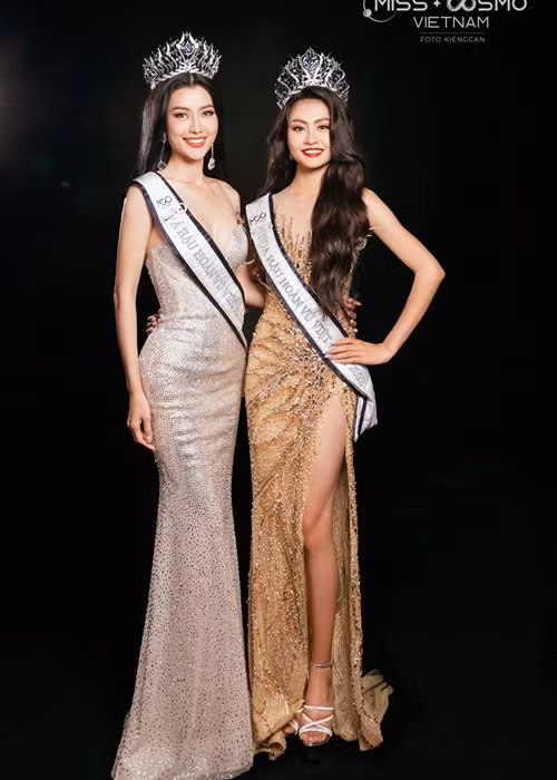 Hoàng Thị Nhung gợi cảm không kém cạnh Xuân Hạnh. Ảnh: Hoa hậu Hoàn vũ Việt Nam.