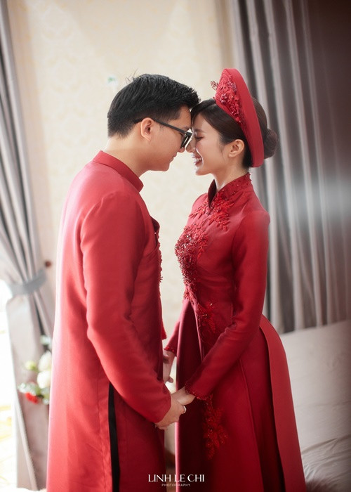 Chồng Ngọc Huyền tên Duy Minh, sinh năm 2000.