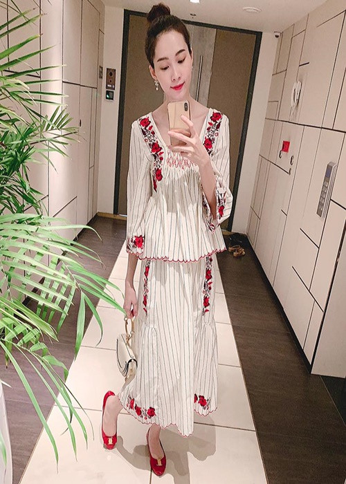 Nàng hậu có cuộc sống sang chảnh sau khi kết hôn. Ảnh: FBNV.