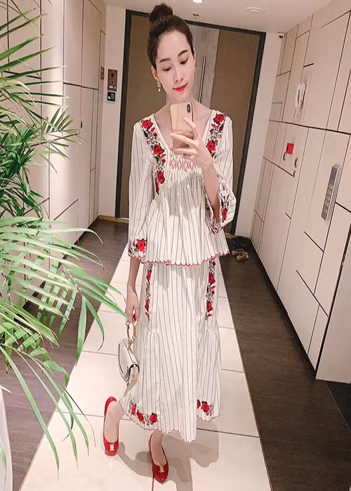 Nàng hậu có cuộc sống sang chảnh sau khi kết hôn. Ảnh: FBNV.