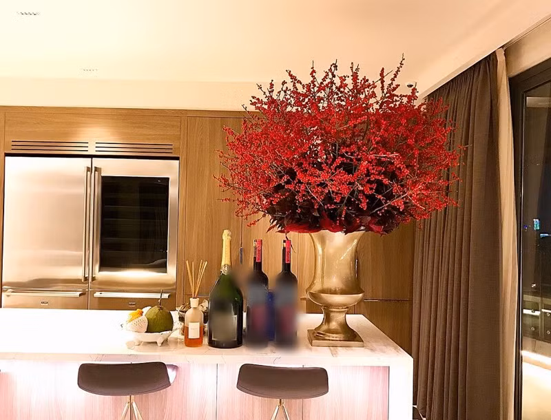 Biệt thự của vợ chồng Thu Thảo có nội thất sang trọng. Ảnh: FBNV.