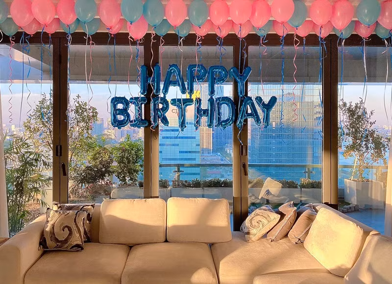 Gia đình Thu Thảo thường tổ chức sinh nhật ấm cúng tại nhà. Ảnh: FBNV.