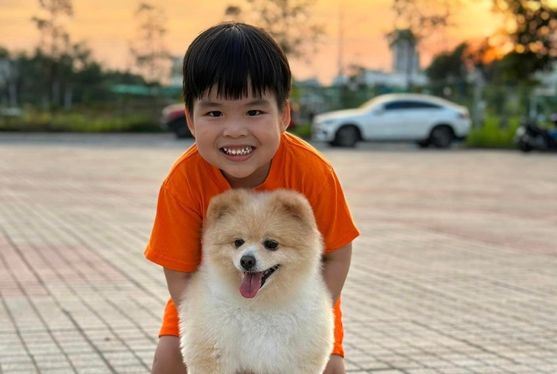 Bé Tuấn Khang - con trai đầu lòng của Lê Khánh - Tuấn Khải chào đời vào tháng 10/2018.