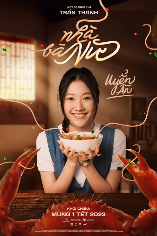 Thậm chí, Trấn Thành chỉ thật sự tin tưởng khi đạo diễn Vũ Ngọc Đãng khẳng định rằng Uyển Ân có thể vào vai chính trong Nhà bà Nữ.