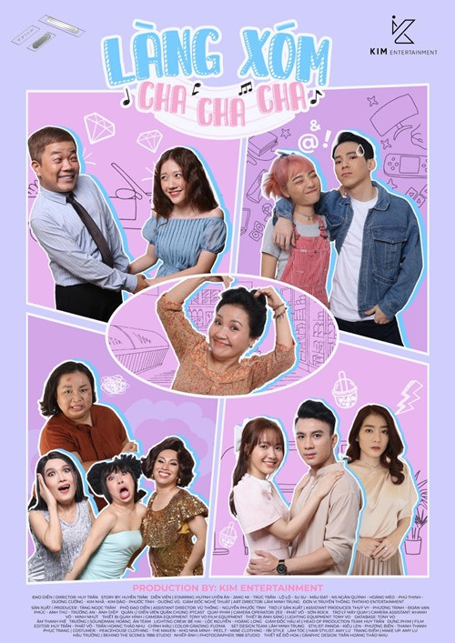 Uyển Ân đóng phim điện ảnh Đôi mắt âm dương, Oppa phiền quá nha, Nhà bà Nữ, Mai, các web drama Gia đình Mén, Bố già.