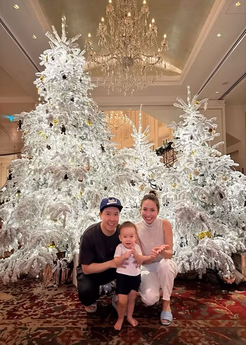 Bé Neil được nhiều người nhận xét giống Lê Hiếu y đúc.