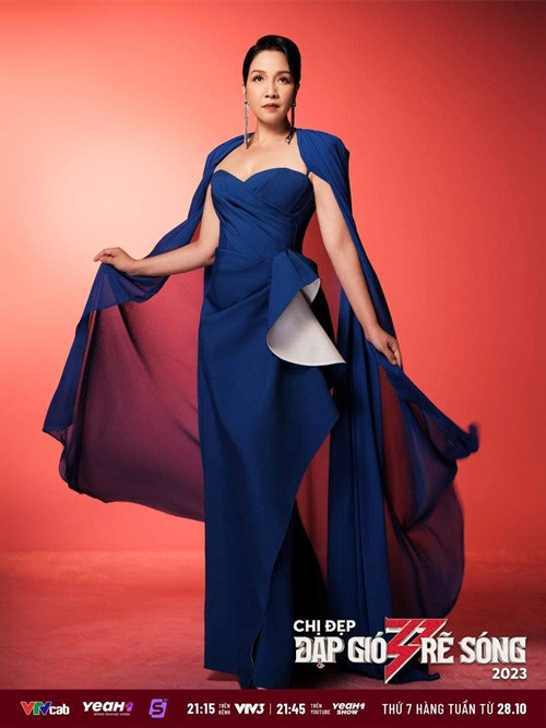 Thời gian qua, ở Chị đẹp đạp gió rẽ sóng, Mỹ Linh nhiều lần lựa chọn trang phục gợi cảm. Ảnh: Fanpage Chị đẹp đạp gió rẽ sóng.