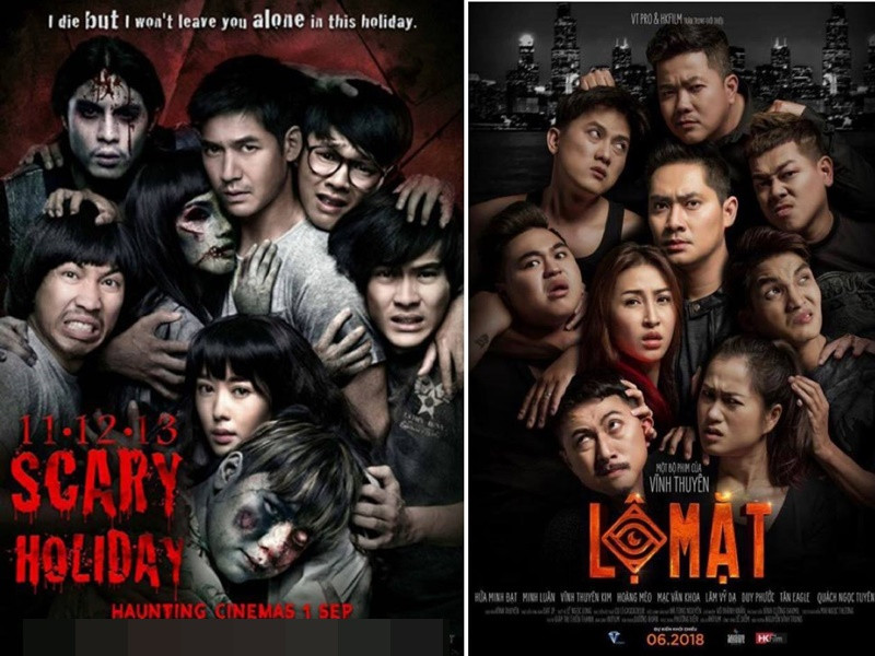 Lộ mặt của đạo diễn Vĩnh Thuyên vướng nghi vấn đạo nhái poster 2 phim Thái Lan Saranae siblor và 11 - 12 - 13 Scary holiday: Ghost is all around. Ảnh: Người Đưa Tin.
