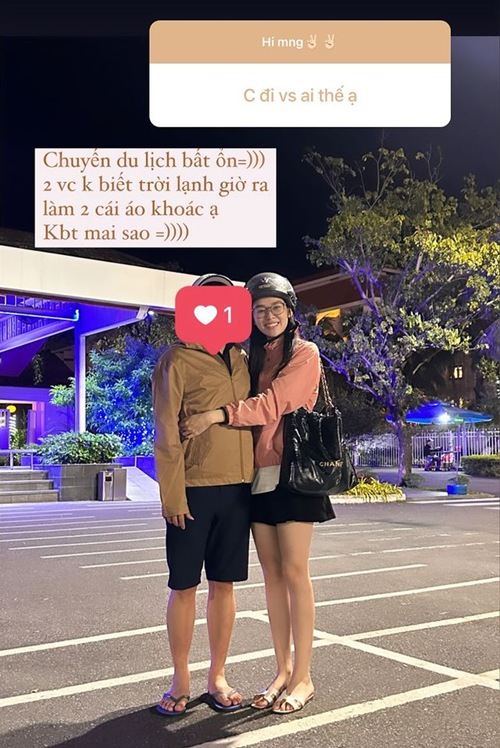 Trên trang cá nhân, nàng á hậu sinh năm 2000 thi thoảng đăng tải hình ảnh bên chồng. Ảnh: Instagram.