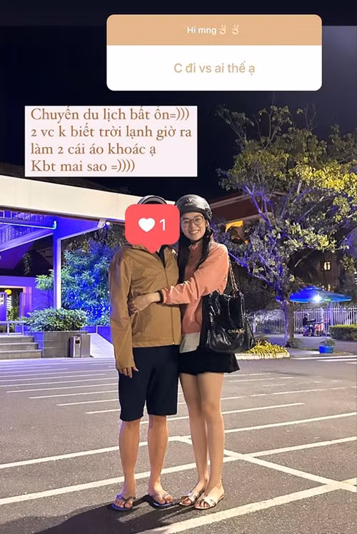 Trên trang cá nhân, nàng á hậu sinh năm 2000 thi thoảng đăng tải hình ảnh bên chồng. Ảnh: Instagram.