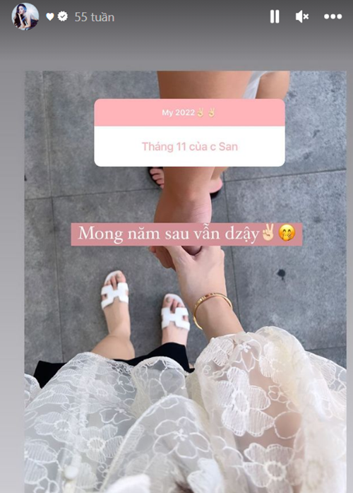 Nàng hậu mong được gắn bó cả đời với chồng. Ảnh: Instagram.