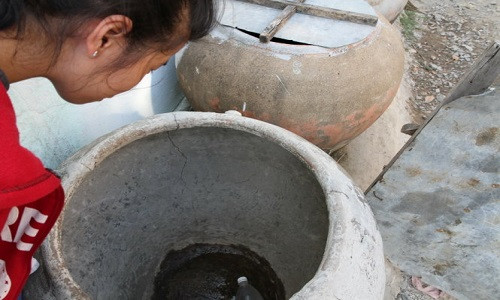 Gan 1.000 ho dan mat tet vi khong co nuoc ngot