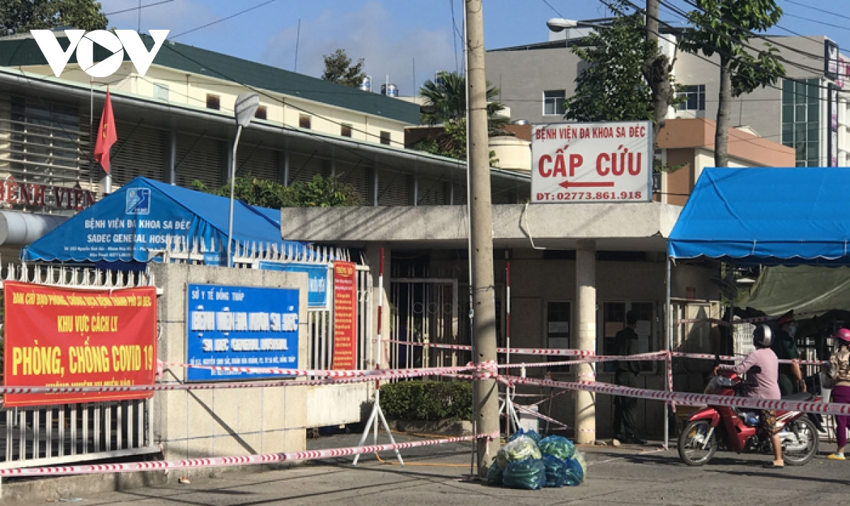 1 truong hop mac Covid-19 tu vong tai Benh vien Da khoa Sa Dec