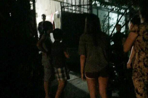 Hiện trường được lực lượng Công an phong tỏa để khám nghiệm, điều tra suốt đêm qua. Ảnh FB