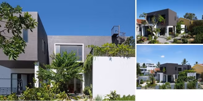 Thien duong goi gon trong ngoi nha 2 tang lau giua lang