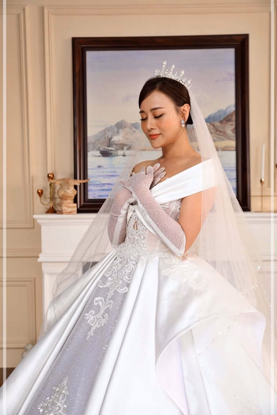 Cận cảnh nhan sắc cô dâu được chờ đợi nhất màn ảnh truyền hình 2021.