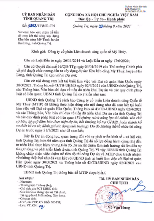 Chu dau tu cham thi cong du an khu ben cang My Thuy la ai?-Hinh-2