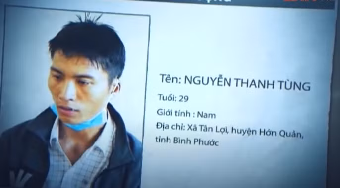 Ban đầu, lực lượng Công an chỉ có thông tin về nạn nhân, các dấu vết về hung thủ giết người cũng mơ hồ và không rõ ràng. Tuy nhiên, bằng nhiều biện pháp nghiệp vụ sắc bén và một số dấu vết ở hiện trường và cơ quan Kỹ thuật hình sự thu thập được, Công an nhanh chóng khoanh vùng nhiều đối tượng tình nghi. Một trong những nghi can lớn nhất được đưa vào "tầm ngắm" chính là đối tượng Nguyễn Thanh Tùng (SN 1992, ngụ xã Tân Lợi, huyện Hớn Quản, tỉnh Bình Phước). Công an xác định, Tùng sinh sống trên địa bàn xã Tân Lợi, huyện Hớn Quản, công việc không ổn định và có nhiều biểu hiện bất thường.