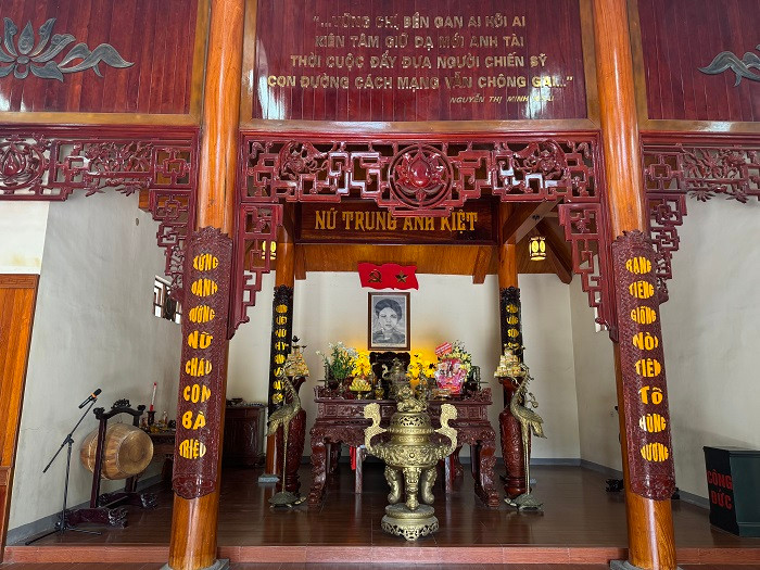 Nha luu niem Nguyen Thi Minh Khai- dia chi do giua long thanh Vinh-Hinh-8