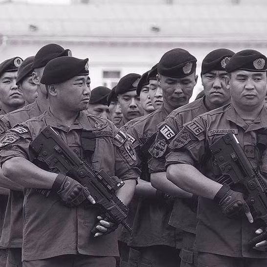 Mối lo ngại lớn nhất của Mông Cổ hiện nay là các tổ chức khủng bố ở khu vực Tân Cương của Trung Quốc khi bị phía nhà chức trách Trung Quốc truy nã sẽ đào thoát sang Mông Cổ để tiếp tục hoạt động. Ảnh: Binh lính Mông Cổ với vũ khí hiện đại. Nguồn ảnh: Dikon.