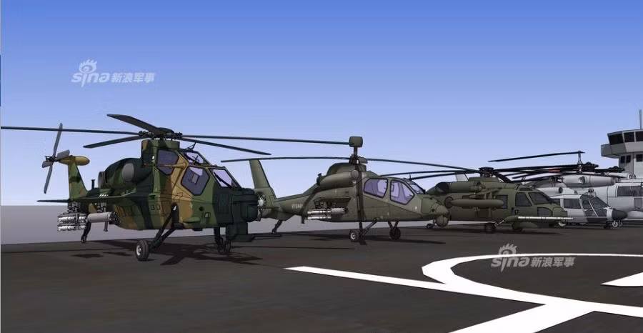 Về cơ bản, Type 075 có chiều dài 250 mét, rộng 30 mét và có độ giãn nước vào khoảng 40.000 tấn. Với độ giãn nước 40.000 tấn, tàu đổ bộ Type 075 của Trung Quốc có trọng tải lớn gần gấp đôi với tàu sân bay trực thăng Izumo của Nhật Bản. Nguồn ảnh: Sina.