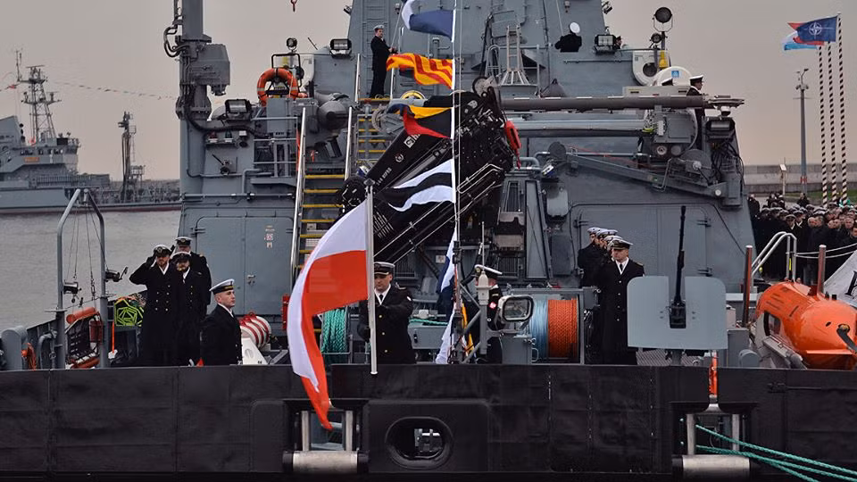 Hải quân Ba Lan có vị trí rất thuận lợi trên Biển Baltic. Nguồn ảnh: BQP Ba Lan.