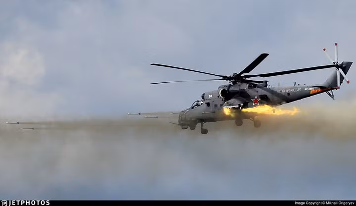 Mi-35M là biến thể hiện đại hóa mới nhất từ "vua" trực thăng tấn công Mi-24 Hind.