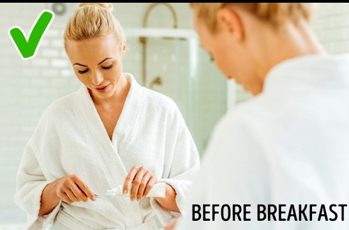 Không đánh răng trong vòng một giờ sau khi ăn: Nhiều nha sĩ tin rằng đánh răng ngay sau khi ăn là đồng nghĩa với việc cố gắng loại bỏ mảng bám răng bằng giấy nhám. Bất kỳ thực phẩm nào (đặc biệt là hoa quả có múi, trái cây chứa axit, cà chua, đồ uống thể thao và nước sô đa) làm cho men răng của chúng ta nhạy cảm hơn với các ảnh hưởng bên ngoài. Thay vì đánh răng ngay sau khi ăn, bạn hãy tập thói quen sống khỏe bằng cách súc miệng với nước sạch. Ảnh: Depositphotos.